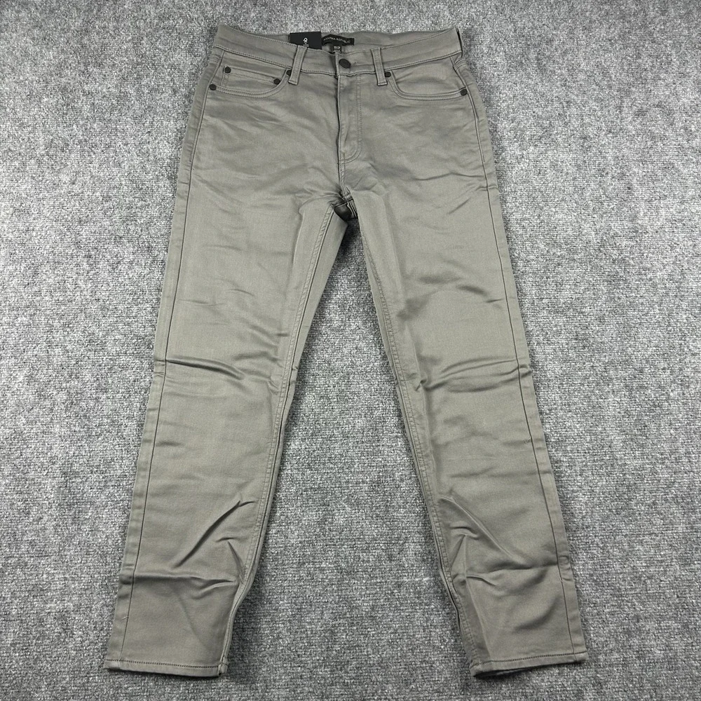 Banana Republic Pants Mens 30x29 Gray‎ Chino 5 Pocket Casual Everyday Stretch